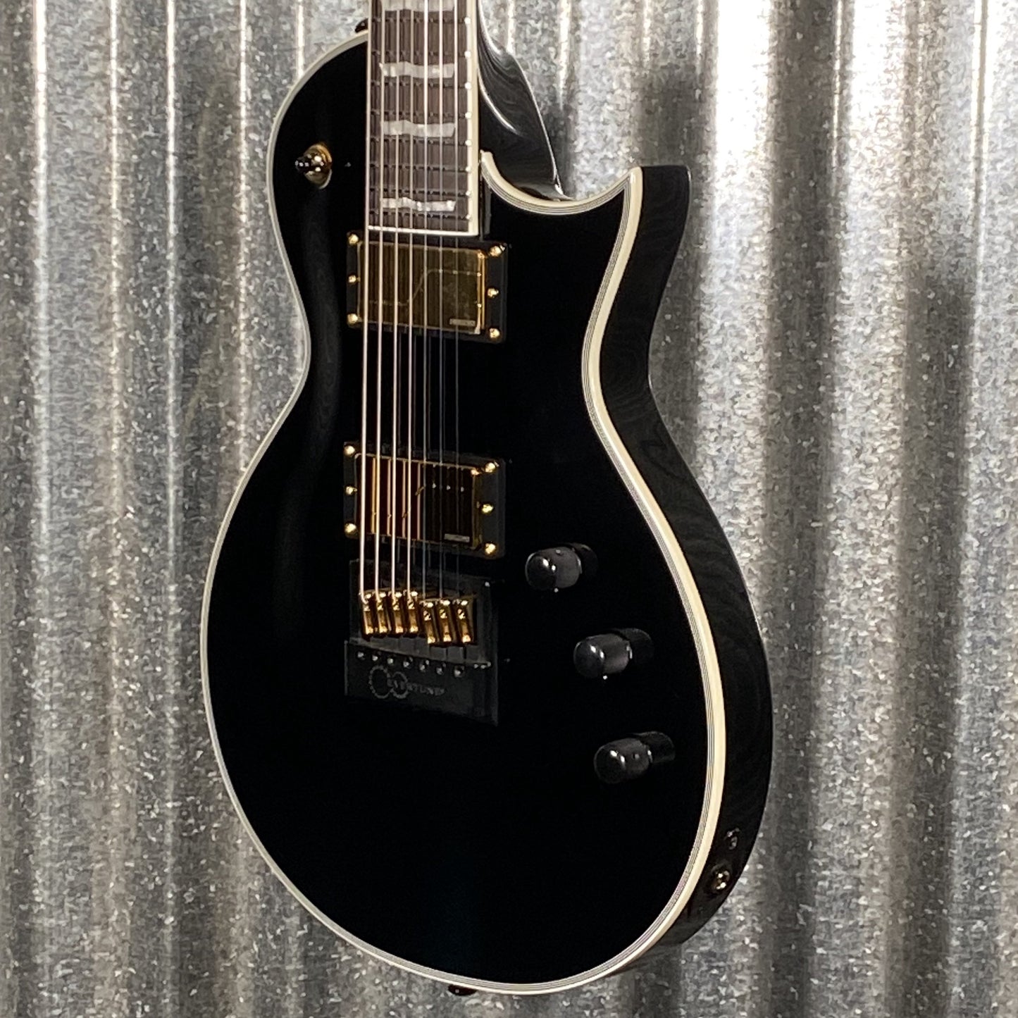 ESP LTD EC-1007B Evertune Baritone 7 String Black Guitar EC1007BETBLK #2054 Used