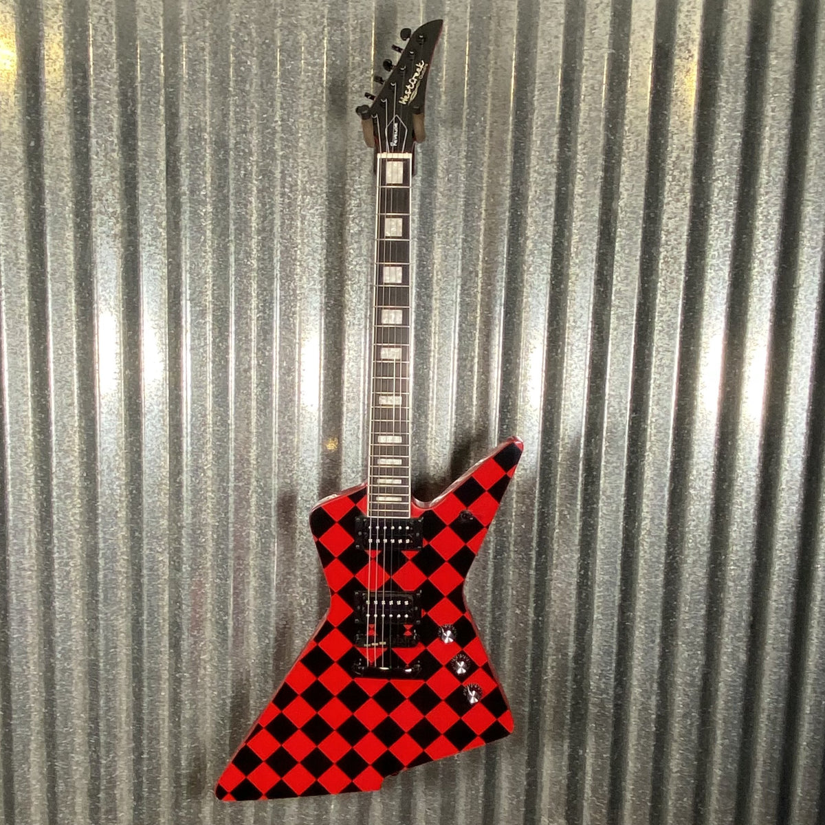 Westcreek Guitars Revenge Explorer Style Red Checker #0015 Used