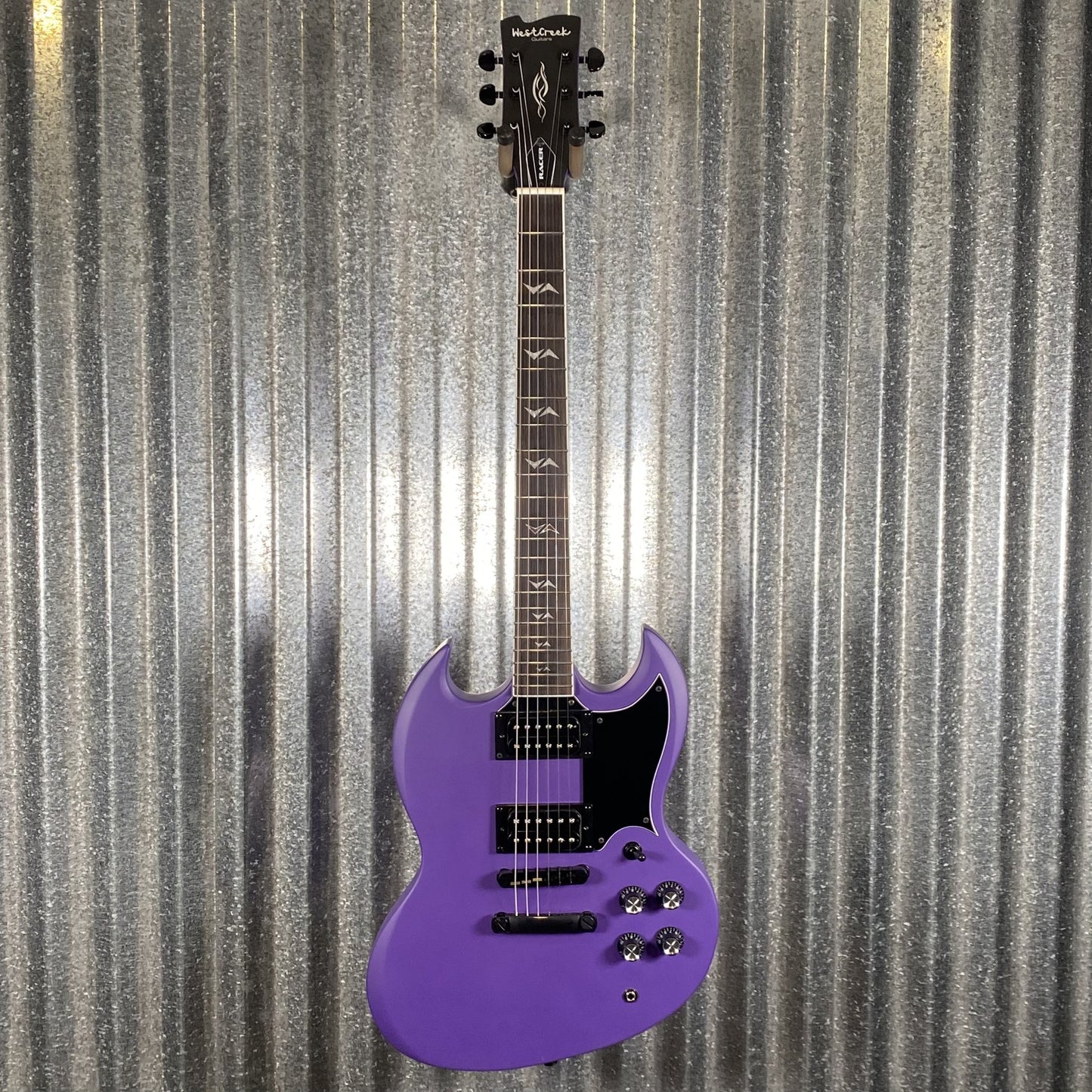 Westcreek Guitars Racer SG Offset Style Purple Matte Guitar #0068 Used