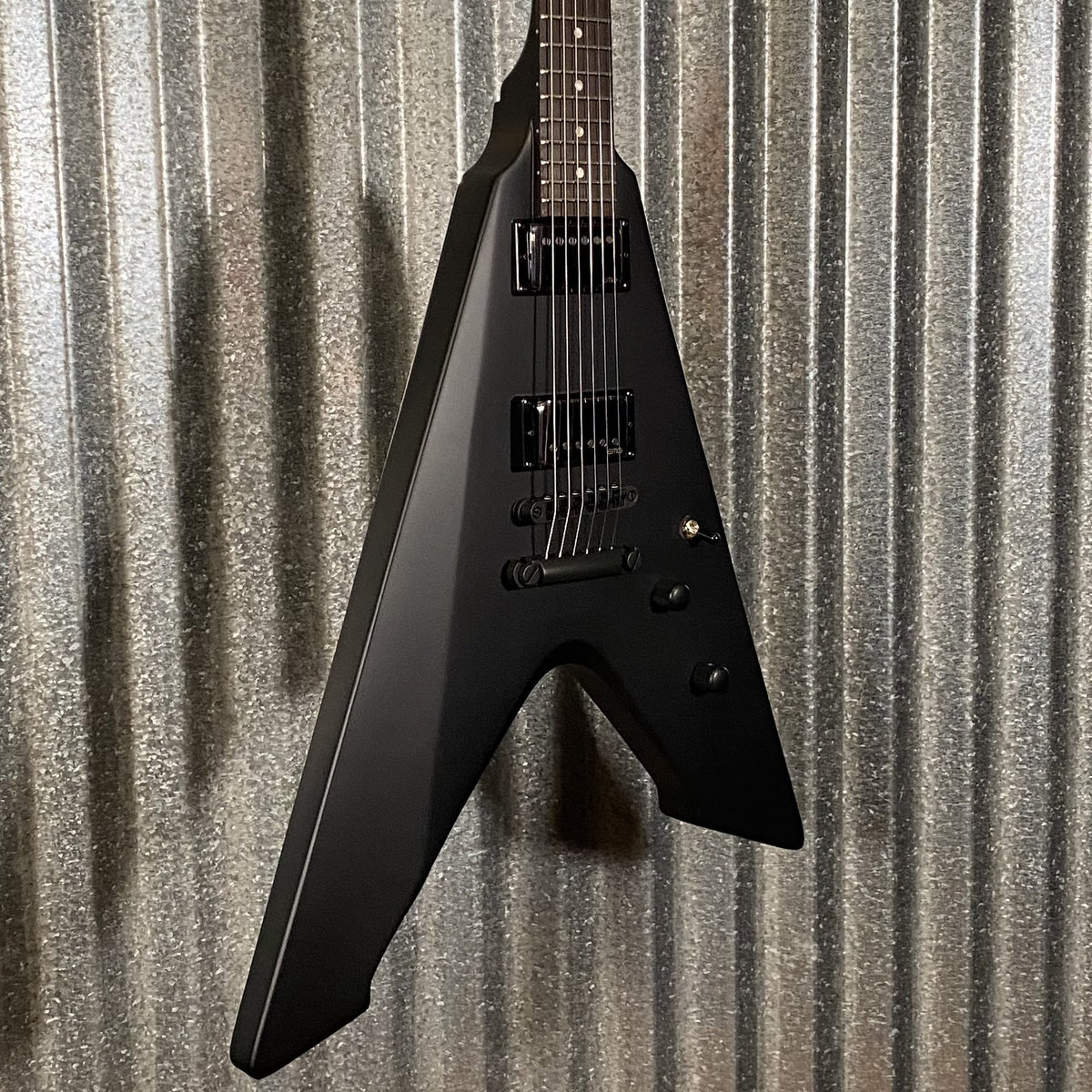 ESP LTD Vulture James Hetfield Black Satin Guitar & Case #0887 Used