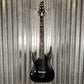 Schecter Damien Platinum 6 Flat Black Left Hand Guitar #3563 Used