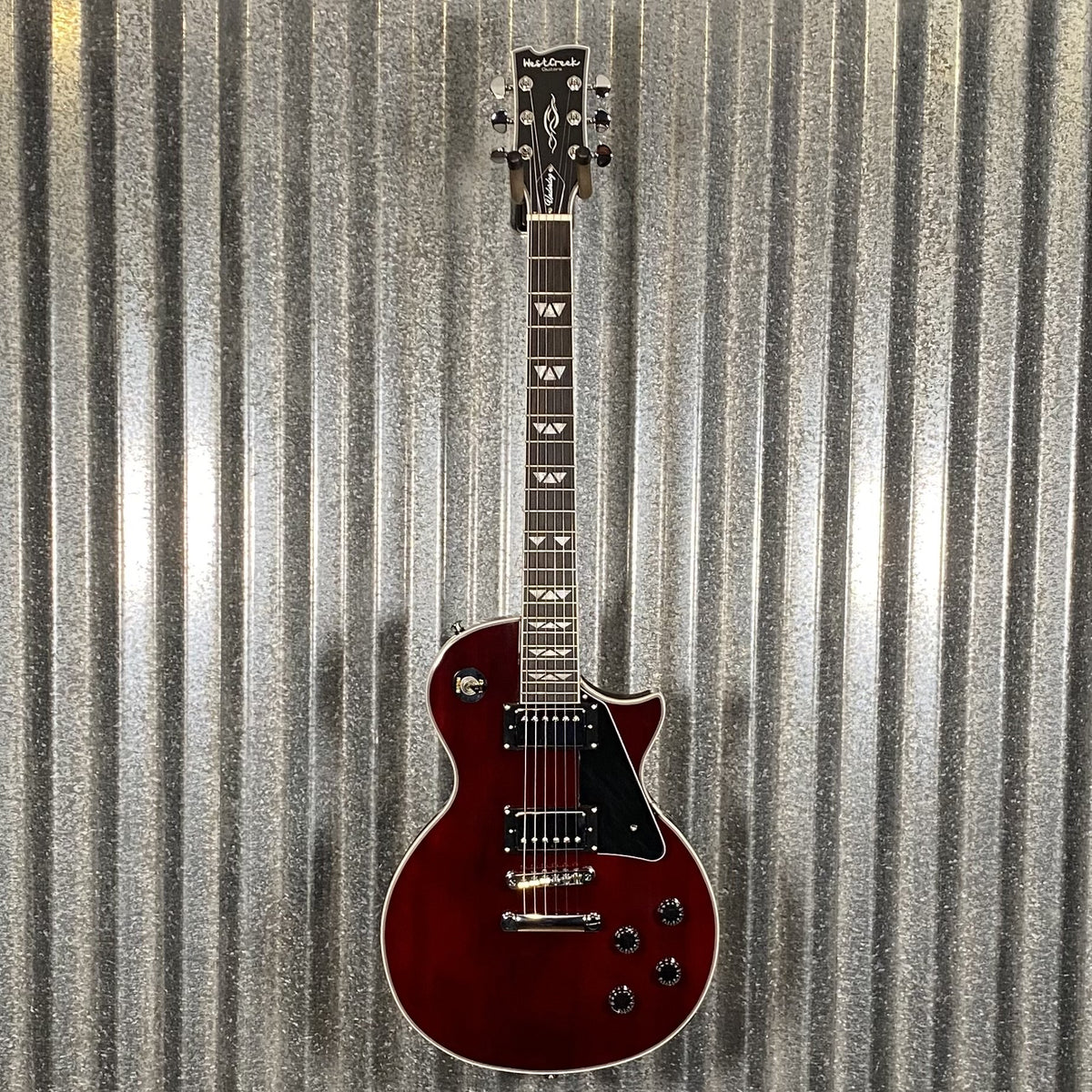 Westcreek Guitars Underdog LP Transparent Red Guitar #0110 Used