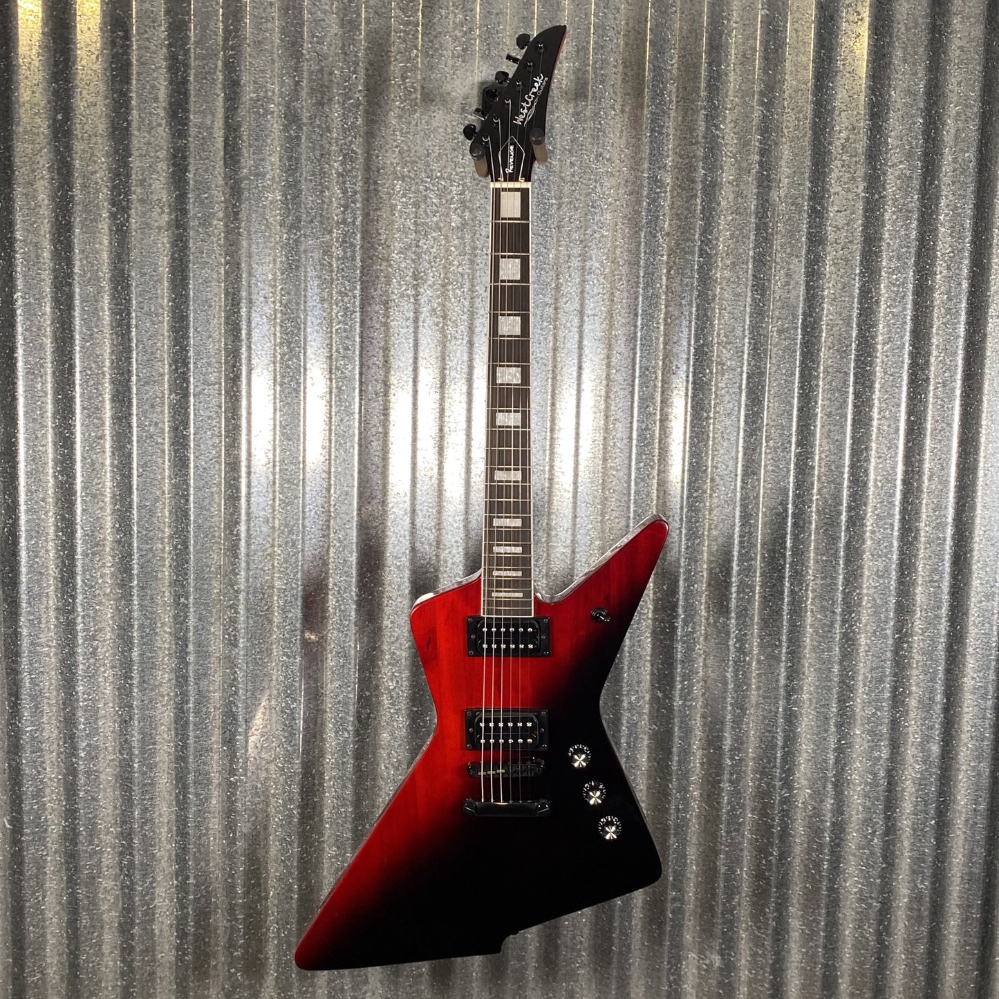 Westcreek Guitars Revenge Explorer Style Gradient Red #0026 Used