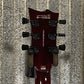 ESP LTD EC-1000 QM Quilt Top See Thru Black Cherry Fluence Guitar & Case #2957 Used
