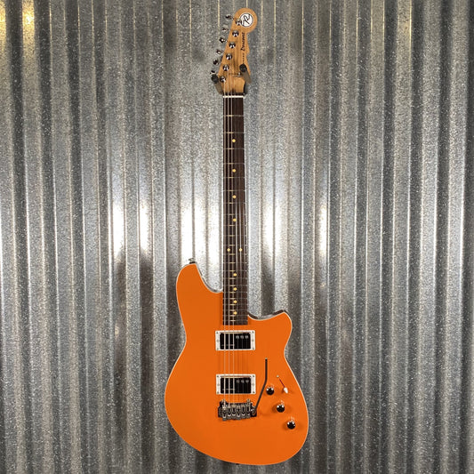 Reverend Descent Wilkinson Baked Orange Railhammer Baritone Guitar #70279 Blem