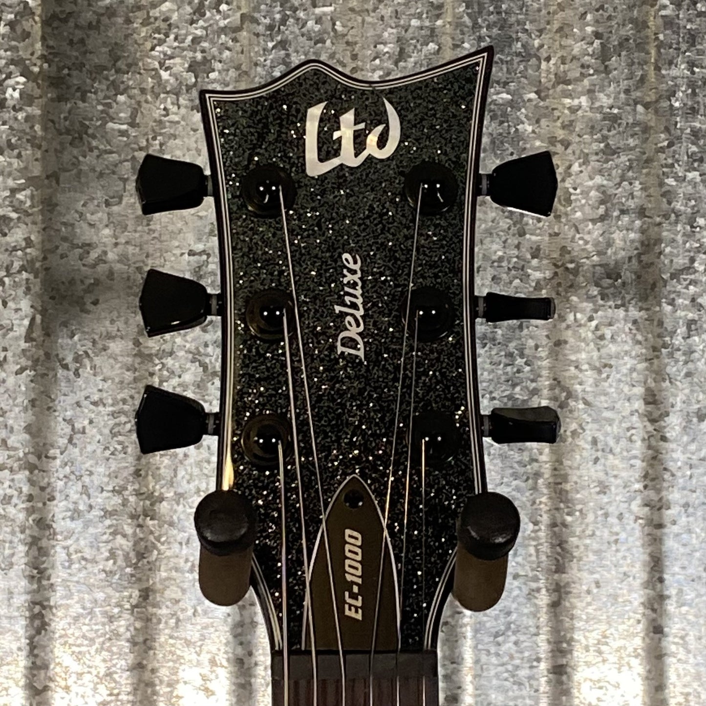 ESP LTD EC-1000 Granite Sparkle Guitar & Case EC1000GNSP #1021 Used