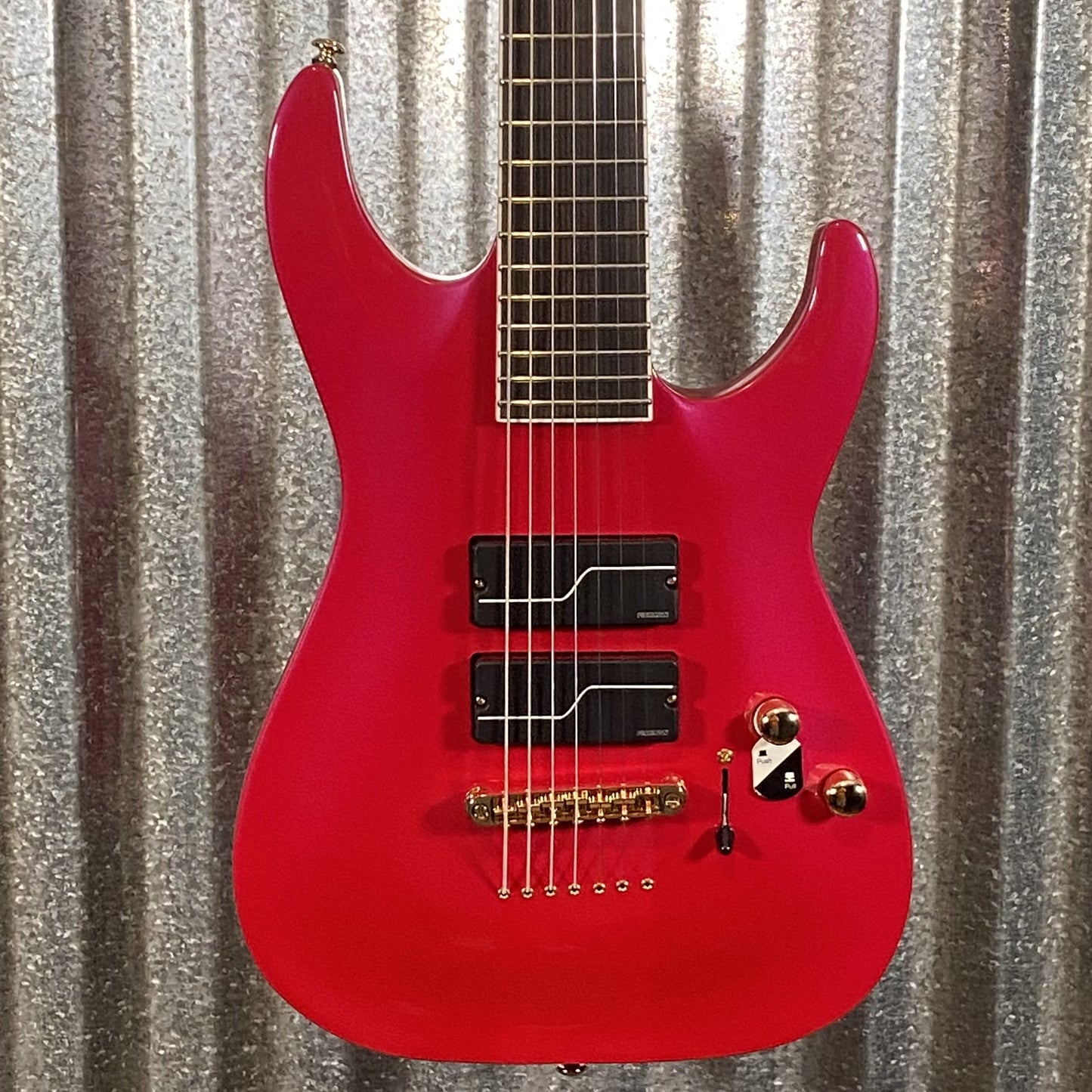 ESP LTD SC-607B Stephen Carpenter Magenta Guitar & Case #1425 Used