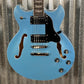 Westcreek Guitars 333 Semi Hollow Body Double Cutaway Blue #0037 Used