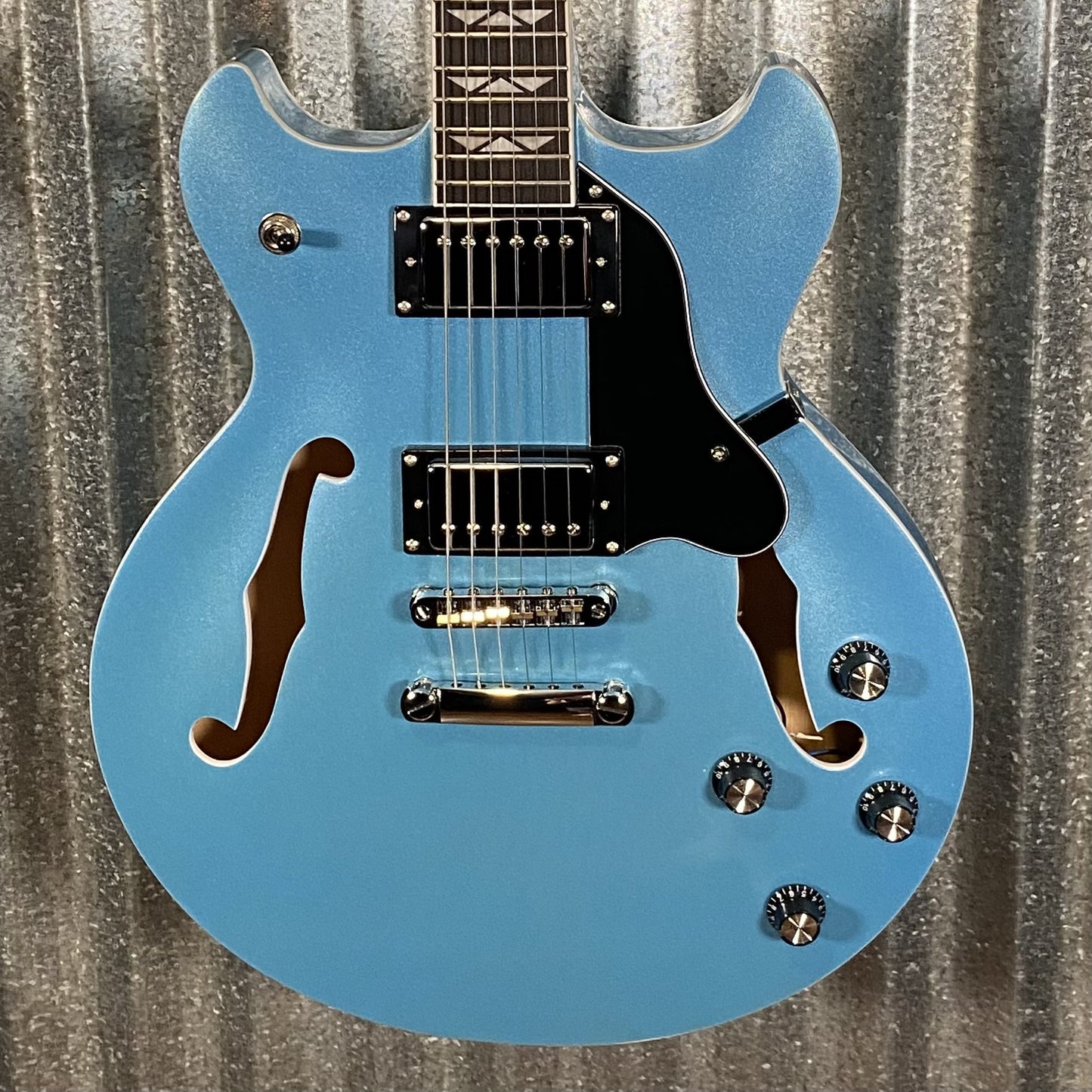 Westcreek Guitars 333 Semi Hollow Body Double Cutaway Blue #0037 Used