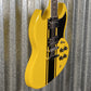 Westcreek Guitars Racer SG Offset Style Bumble-B Yellow #0035 Used