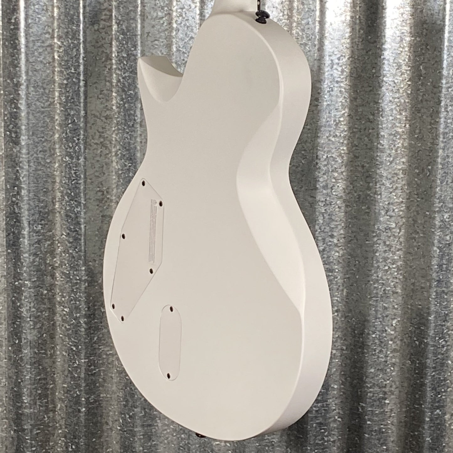 ESP LTD EC Arctic Metal Snow White Satin Guitar ECARMSWS #0778 Used