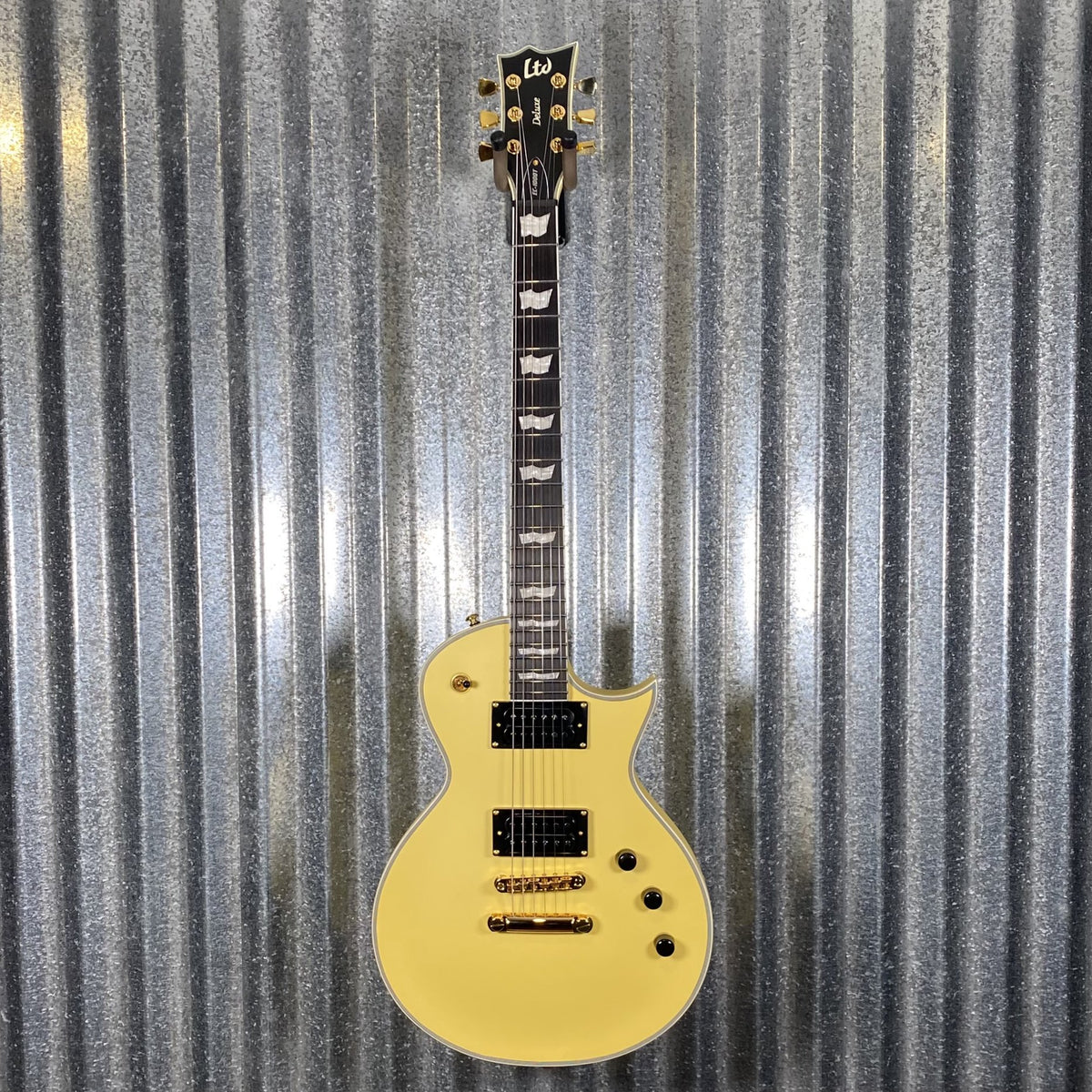 ESP LTD EC-1000TCMT Vintage Gold Satin Guitar EC1000TCTMVGS #1781 Used