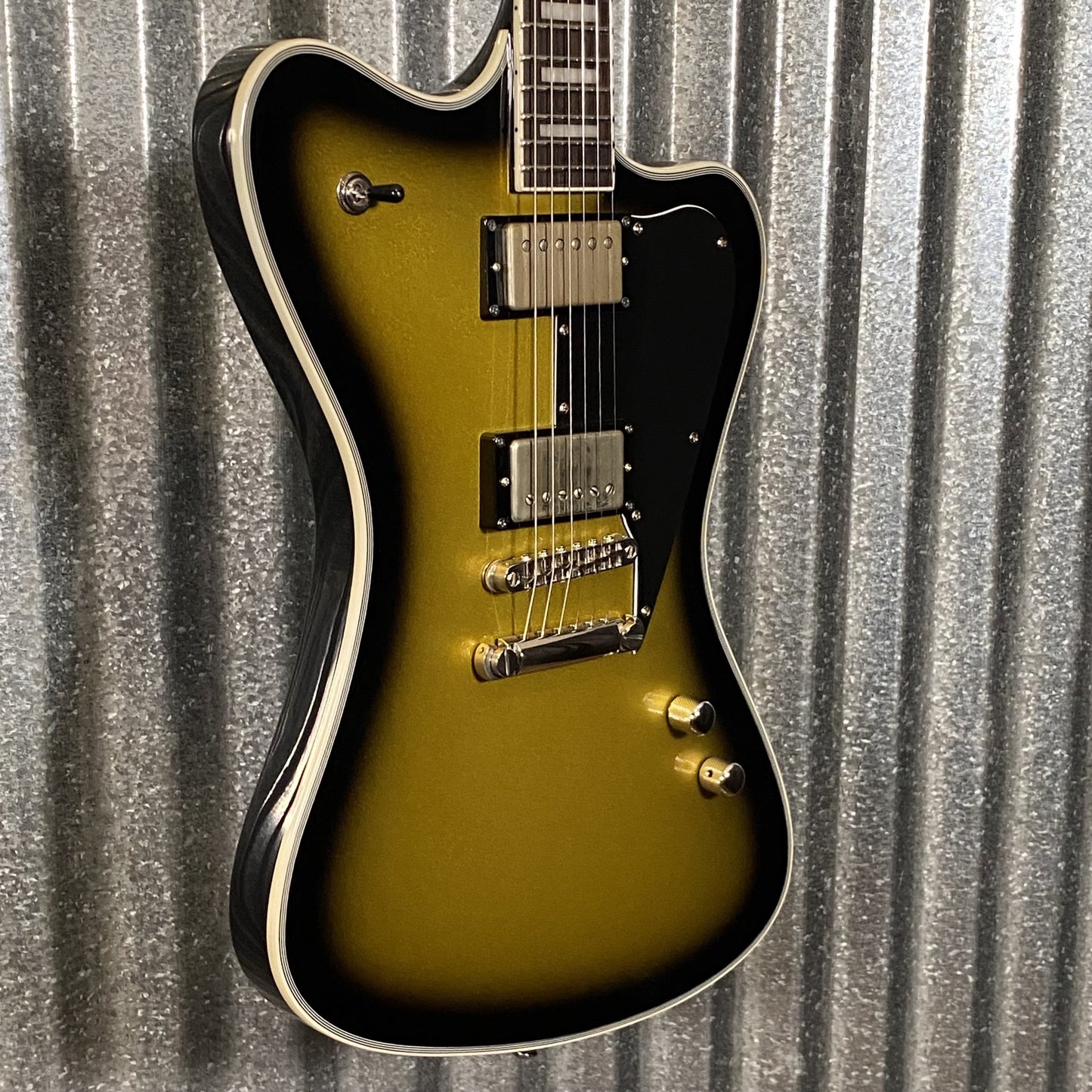 ESP LTD Sparrowhawk Bill Kelliher Vintage Silver Burst Guitar & Case #1857 Used