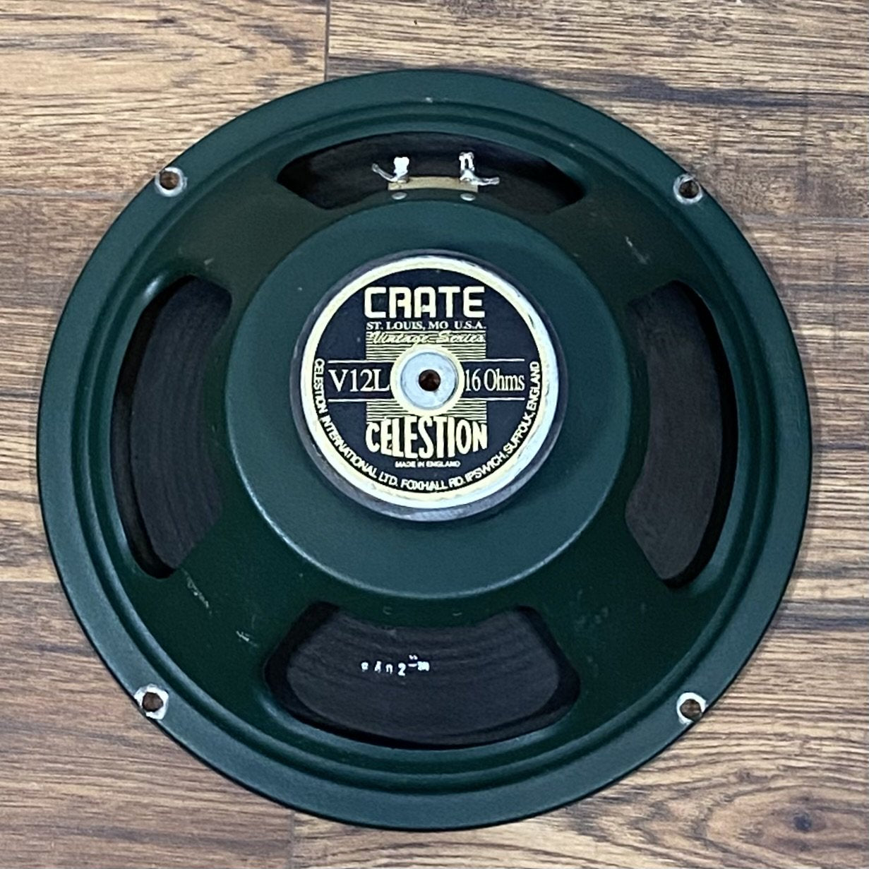 Crate Celestion V12L 12" 25 Watt 16 ohm Guitar Amplifier Speaker Used