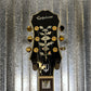 Epiphone Sheraton II Pro Semi Hollow Black Guitar #3545 Used