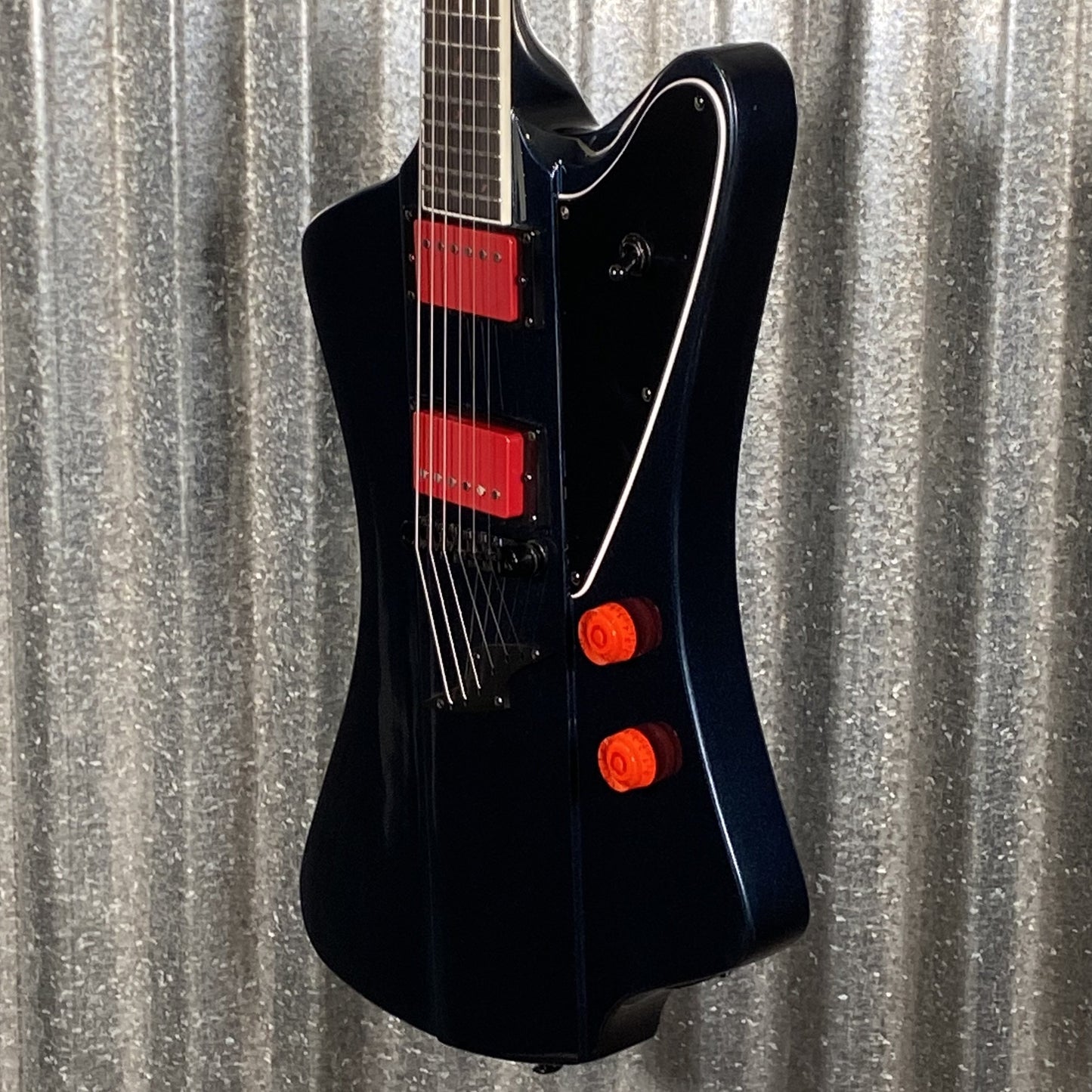 Westcreek Guitars Mirage T Bird Style Dual Humbucker Guitar Black #0027 Used