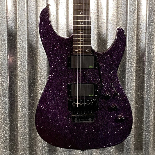 ESP LTD KH-602 Kirk Hammett Purple Sparkle EMG Guitar & Case KH602PSP #1191 Used