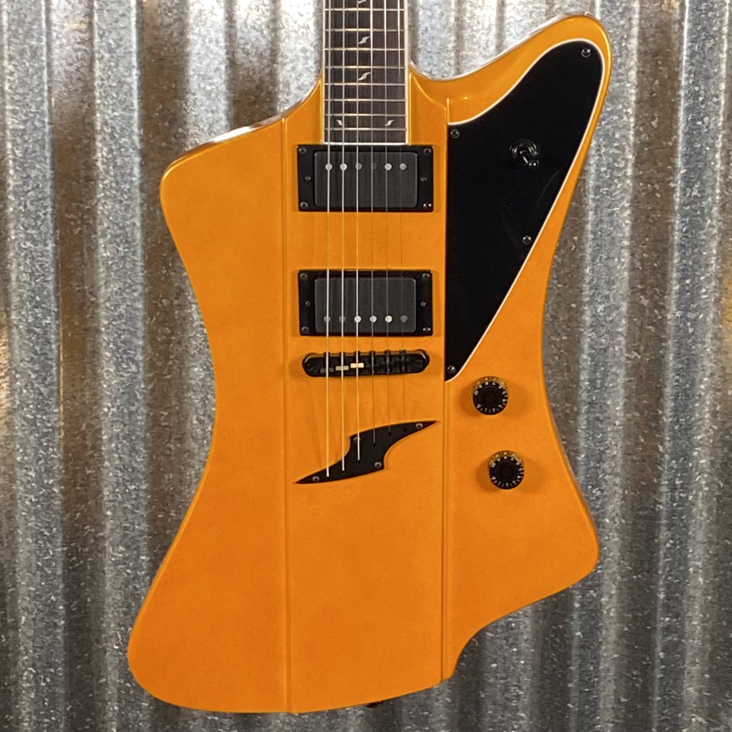 Westcreek Guitars Mirage T Bird Style Dual Humbucker Guitar Gold #0077 Used