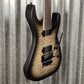 ESP LTD M-1007B 7 String Baritone Quilt Top Charcol Burst Guitar M1007BWMCHBS #2001 Used