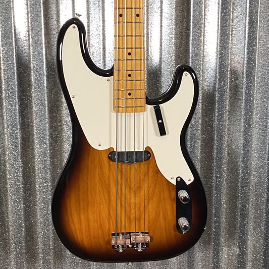 Fender American Vintage II 1954 Precision Bass 2 Color Sunburst & Case #0886 Used