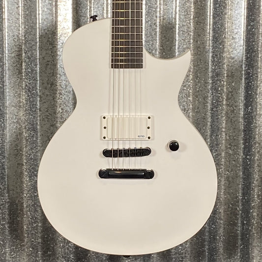 ESP LTD EC Arctic Metal Snow White Satin Guitar ECARMSWS #0073 Used