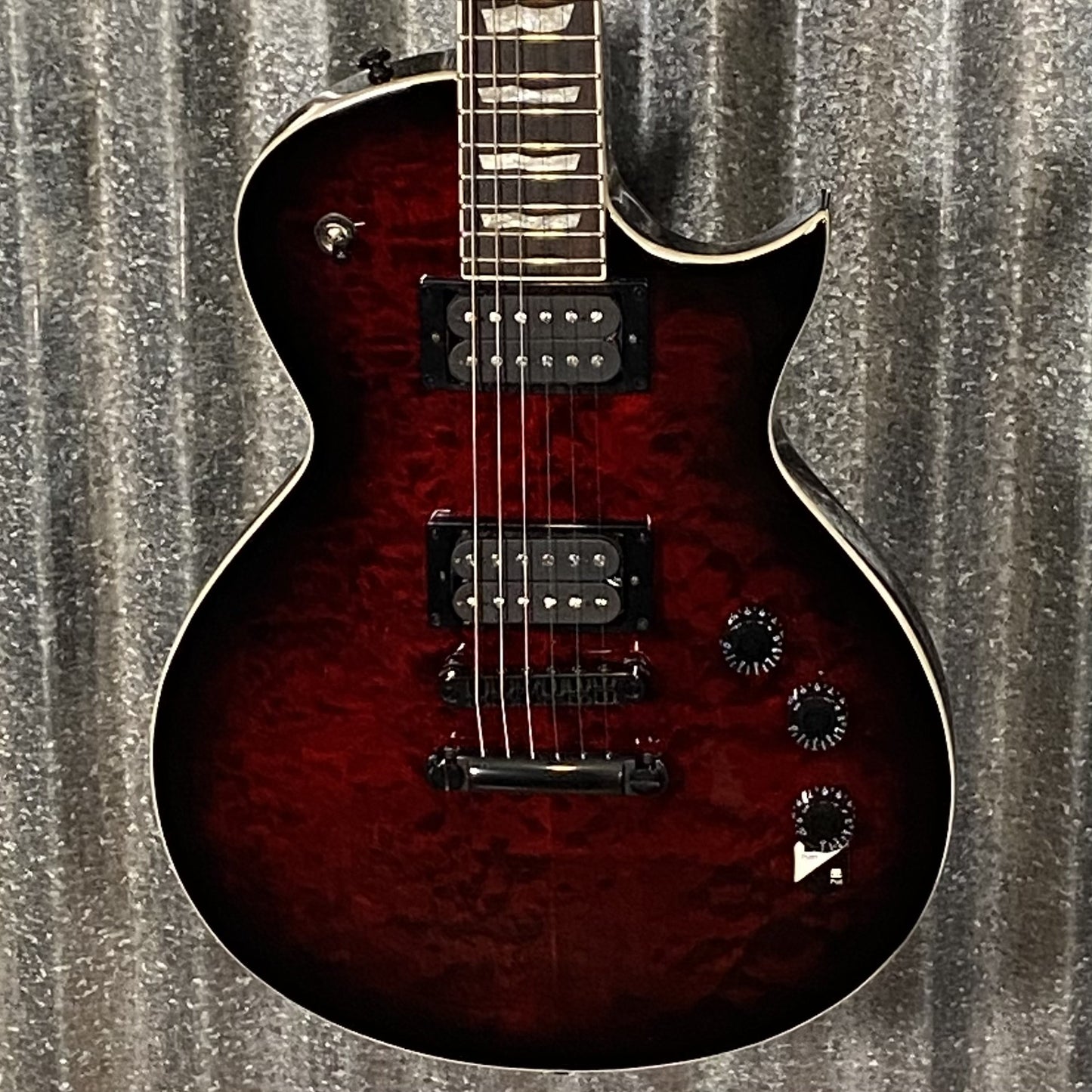 ESP LTD EC-256 Black Cherry Sunburst Guitar EC256QMSTBC #2371 Used