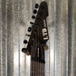 ESP LTD M-1007 7 String Multi Scale Flame See Thru Black Satin Guitar M1007MSFMSTBLKS #1012 Used