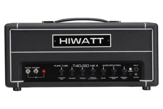 Hiwatt T40/20 40/20 Watt 2 Channel Reverb Guitar Amplifier Head