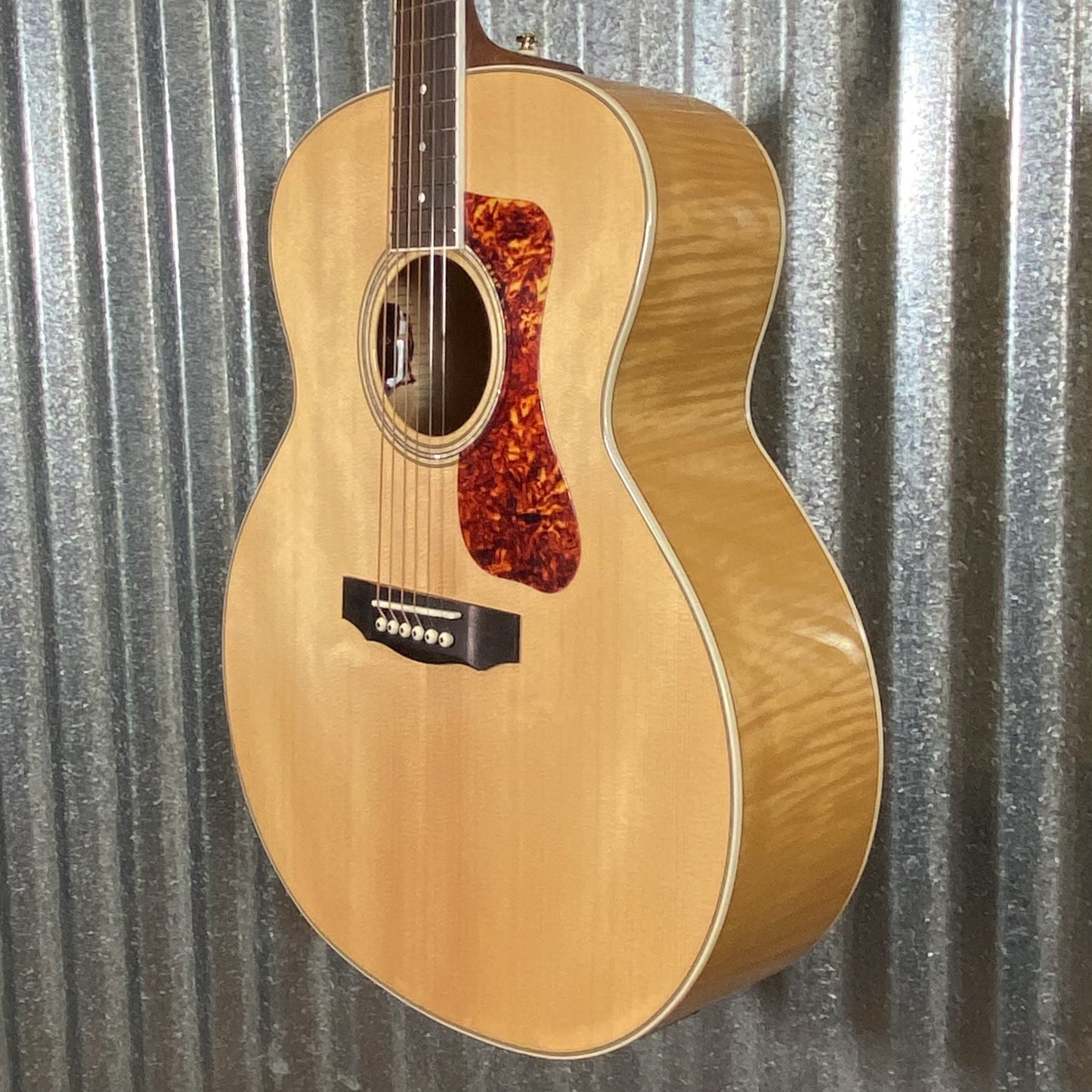 Guild F-250E Deluxe Jumbo Acoustic Electric Guitar & Case #5070 Used