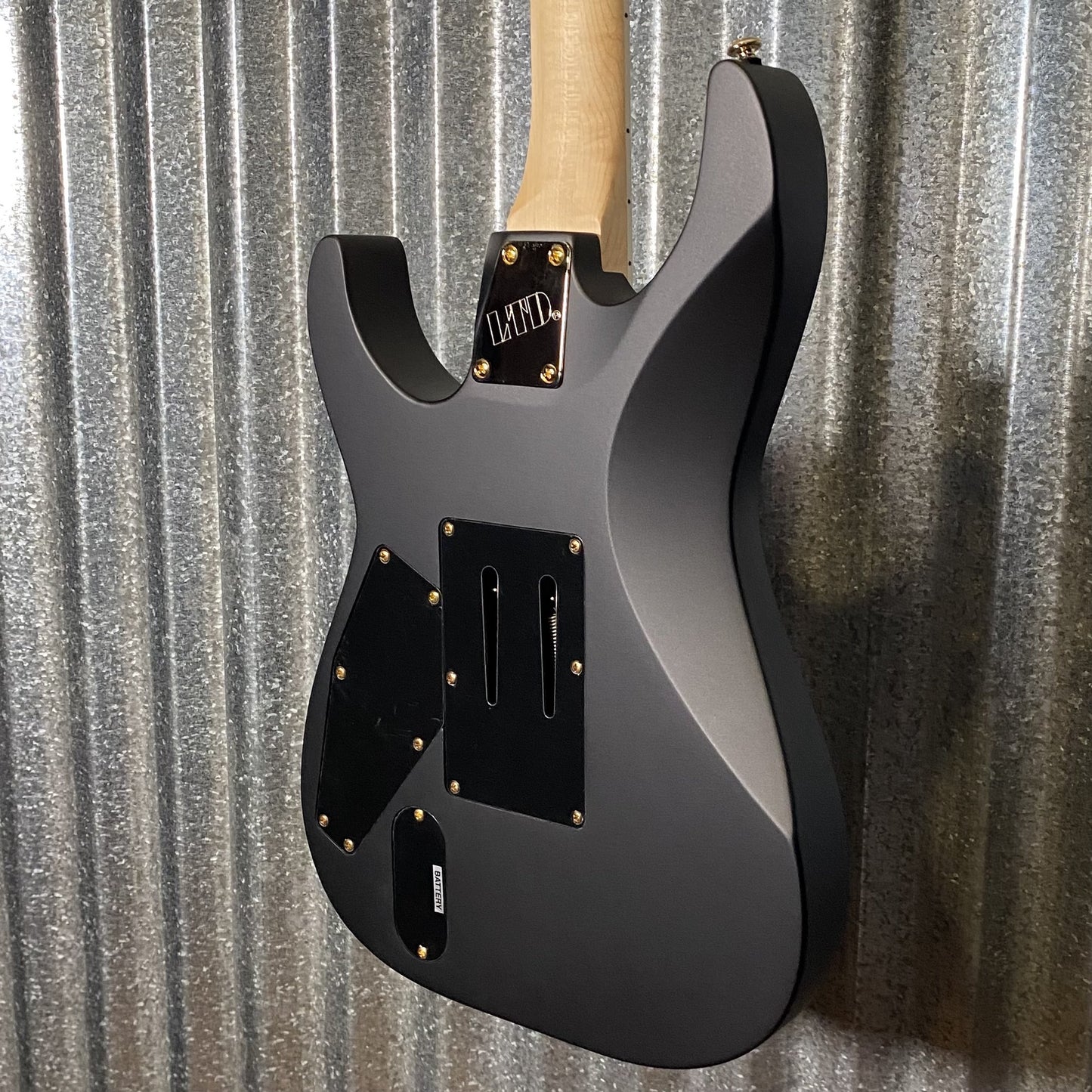 ESP LTD M-1001 Charcoal Metallic Satin Guitar & Case #2046 Used