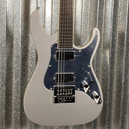 ESP LTD KSM-6 Ken Susi Evertune Metallic Silver Guitar & Case KSM6EtMS #0272 Used