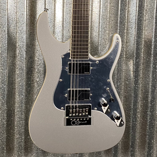 ESP LTD KSM-6 Ken Susi Evertune Metallic Silver Guitar & Case KSM6EtMS #0272 Used