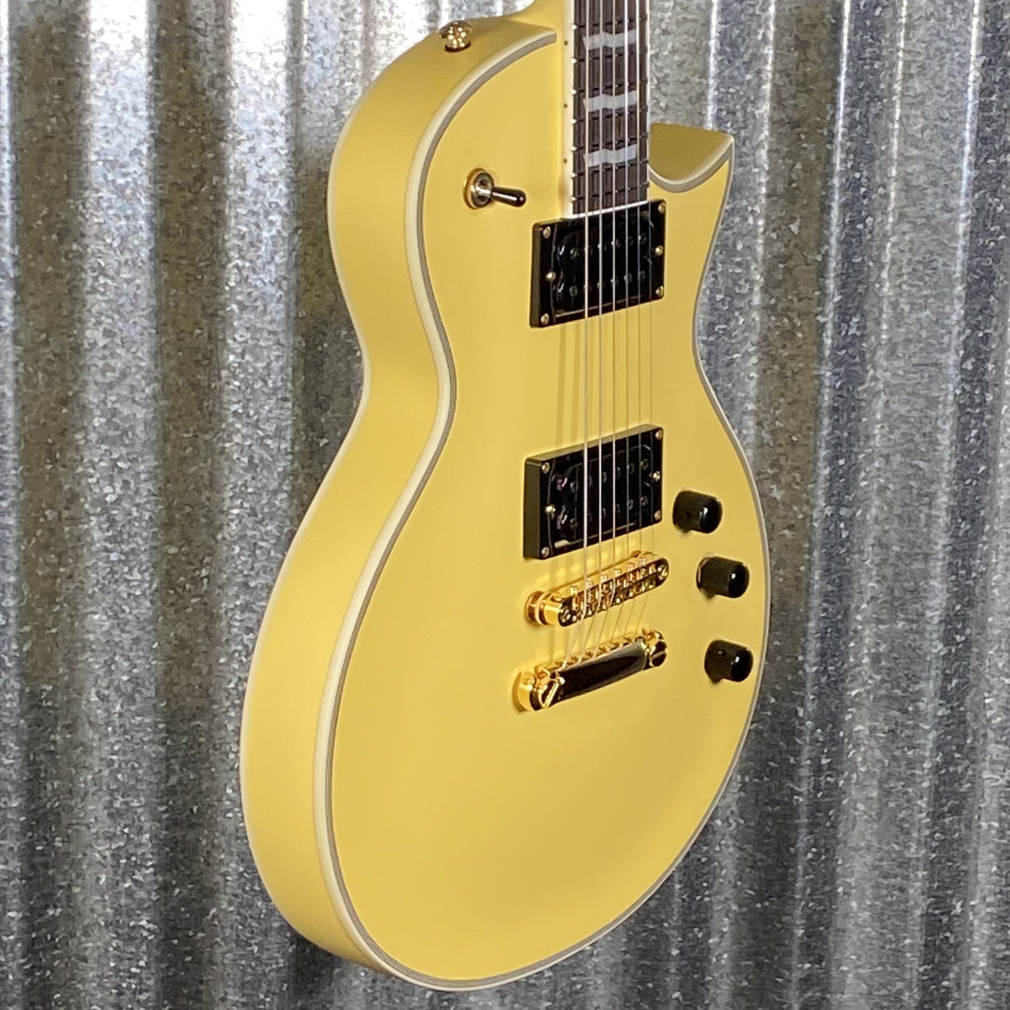 ESP LTD EC-1000TCMT Vintage Gold Satin Guitar EC1000TCTMVGS #1135 Used