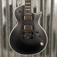 ESP LTD EC-1000 ET Evertune Bold Binding Black Guitar & Case #0054 Used