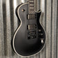 ESP LTD EC-1000 ET Evertune Bold Binding Black Guitar & Case #0054 Used