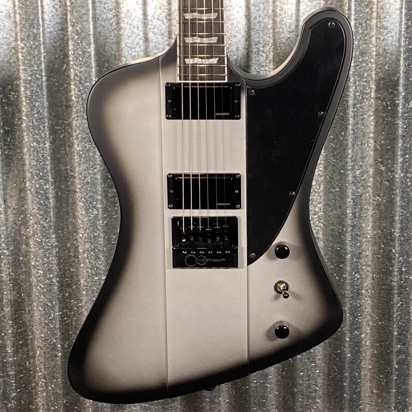ESP LTD Phoenix-1000 Evertune Silver Burst Satin Guitar PHOENIX1000ETSSBS #1429 Used