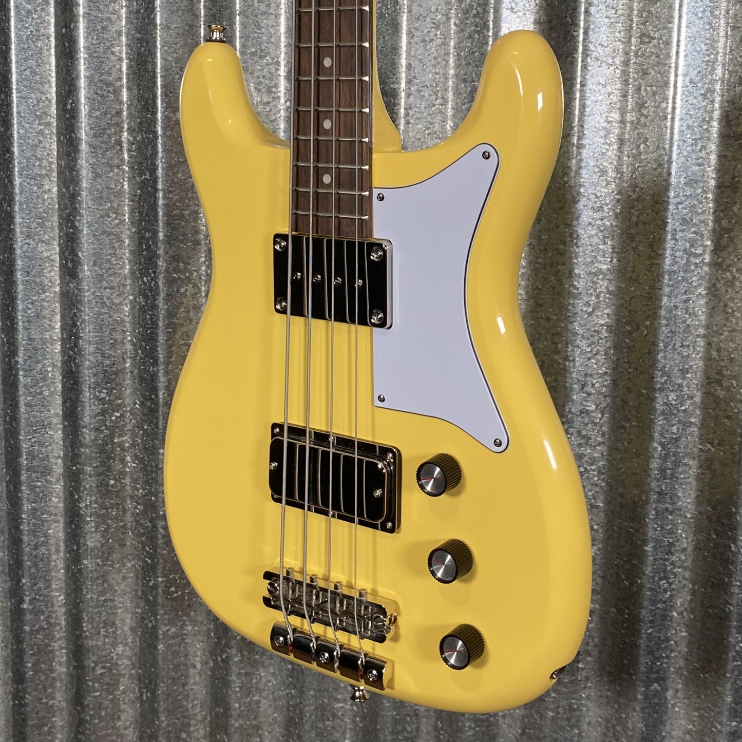 Epiphone Newport 4 String Short Scale Bass Sunset Yellow #2437 Used