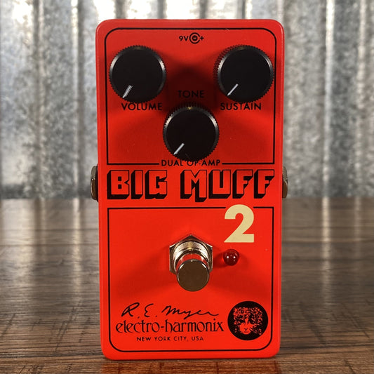 Electro-Harmonix EHX Big Muff Pi 2 Dual OP-AMP Fuzz Guitar Effect Pedal Demo