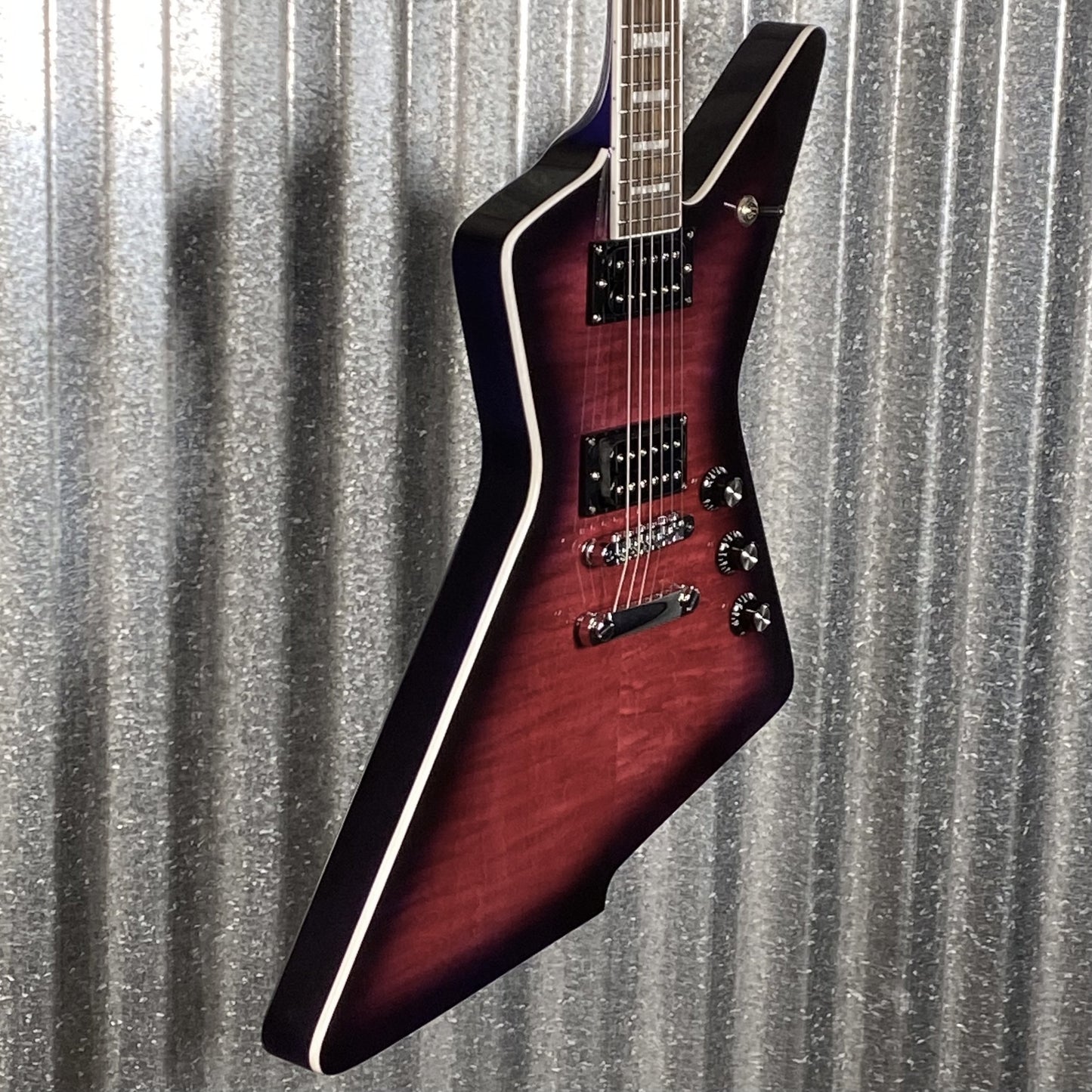 Westcreek Guitars Revenge Explorer Style Transparent Purple #0088 Used