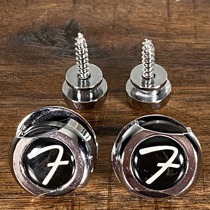 Fender Infinity Strap Locks Set Chrome Used