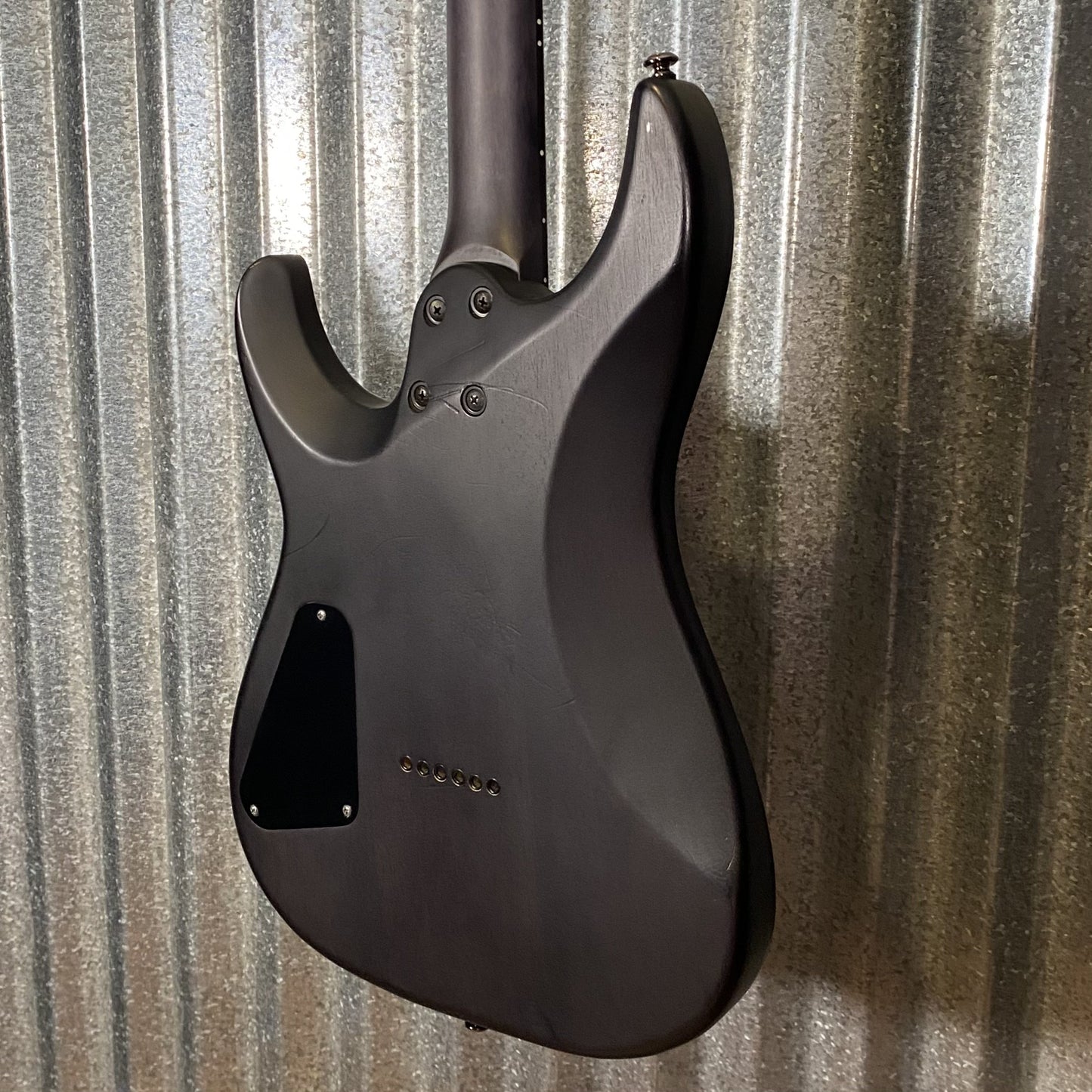 Schecter Omen Elite 6 Charcoal Guitar & Case #0948 Used