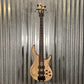 Cort Artisan A4 Ultra Ash Etched Natural Black 4 String Bass A4ULTRAENB #5017