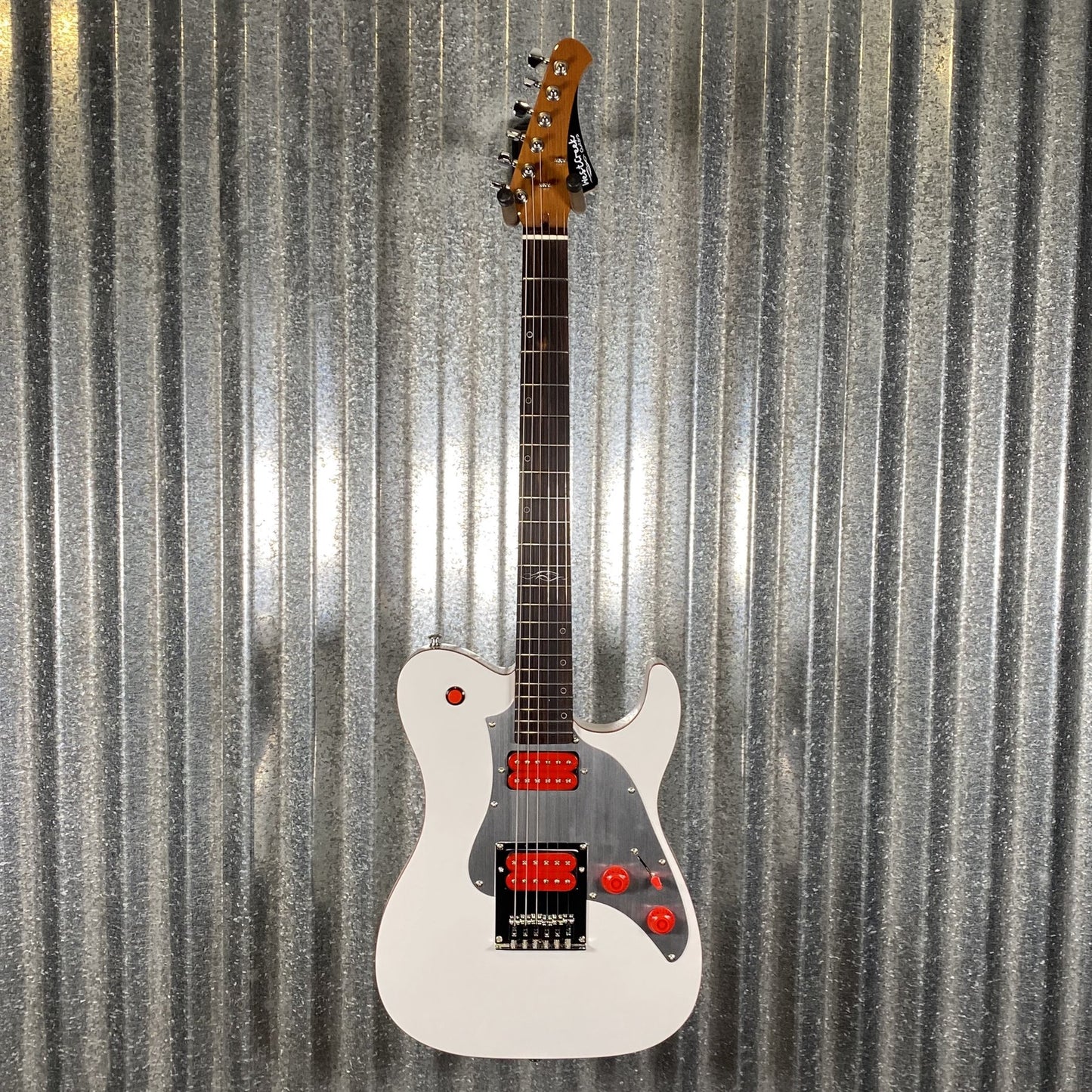 Westcreek Guitars TT-50KS T Style Dual Humbucker Guitar White #0097 Used