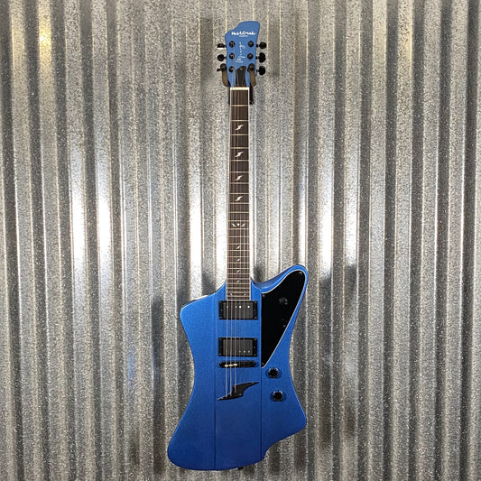 Westcreek Guitars Mirage T Bird Style Dual Humbucker Guitar Blue #0010 Used