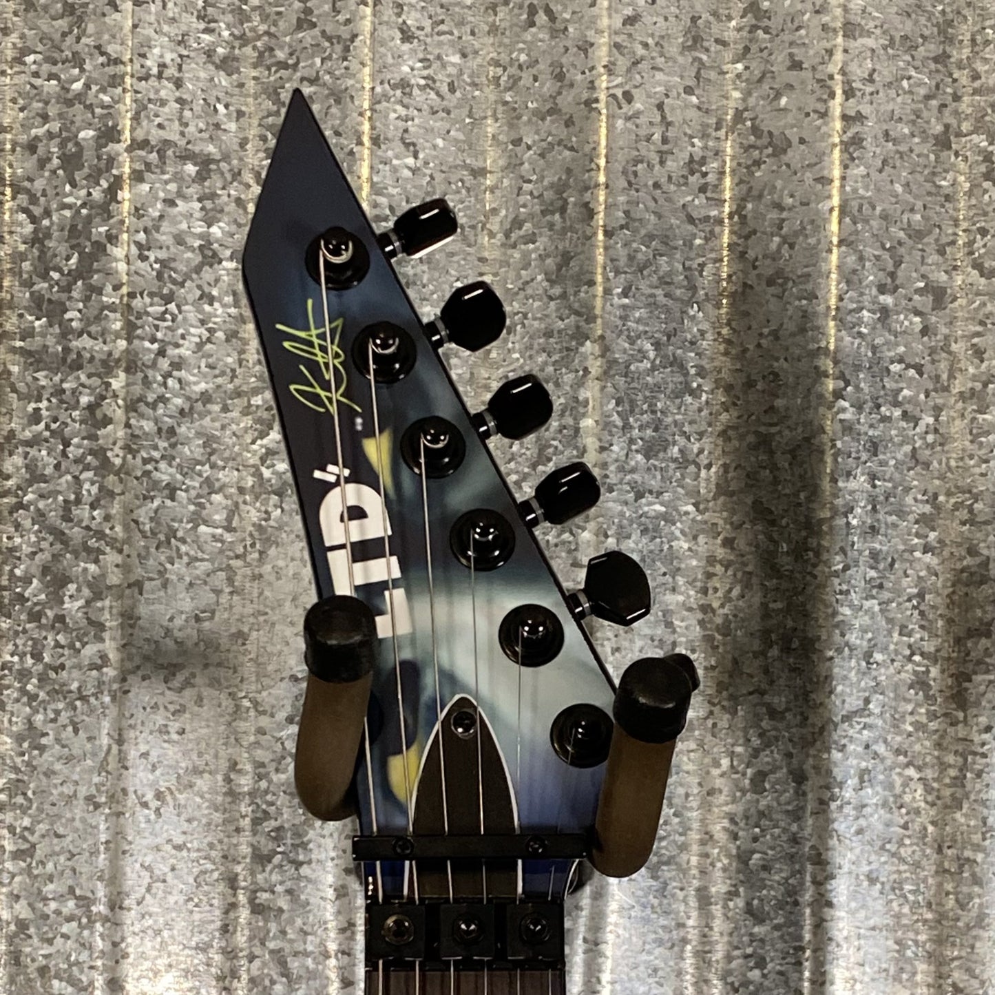 ESP LTD KH-WZ Kirk Hammett White Zombie Graphic EMG Guitar & Case #3481 Used