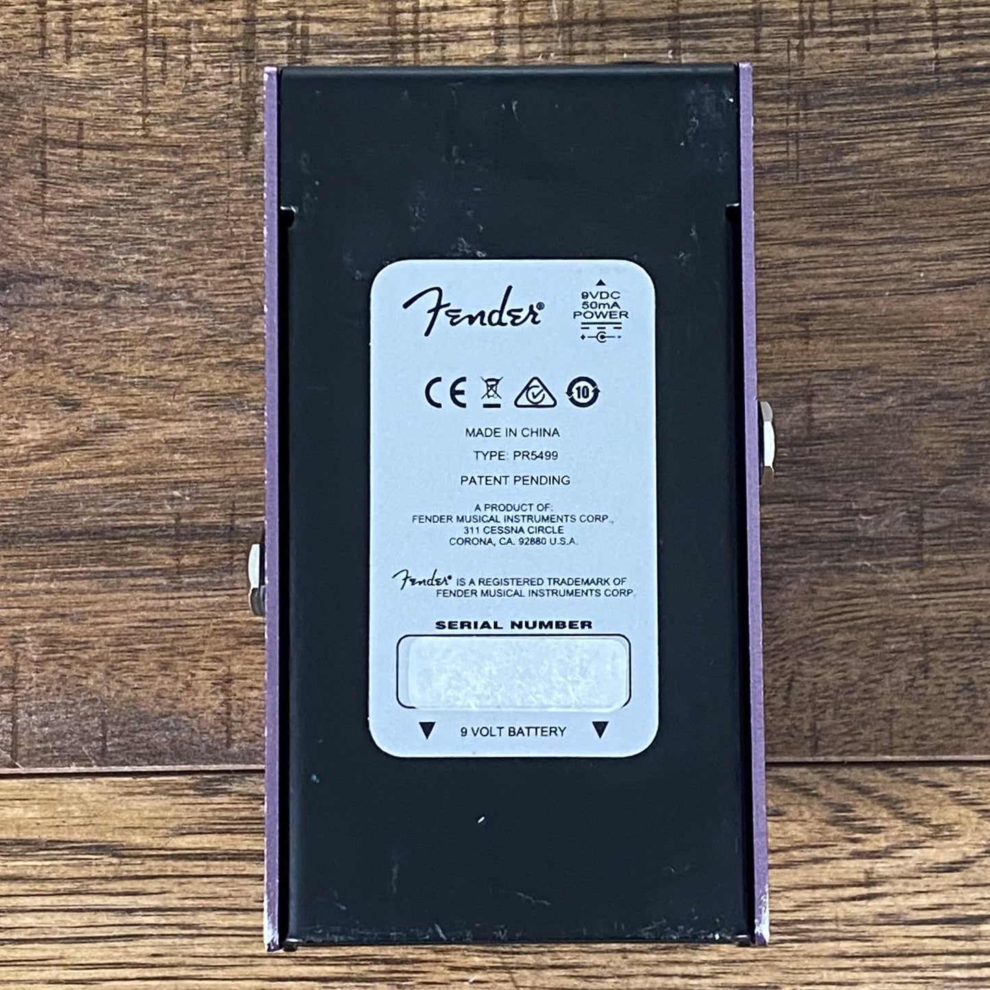 Fender Pelt Fuzz Guitar Effect Pedal Used