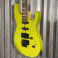Applause GTX-23 Superstrat Neon Yellow Guitar 1980's Korea #9982 Used
