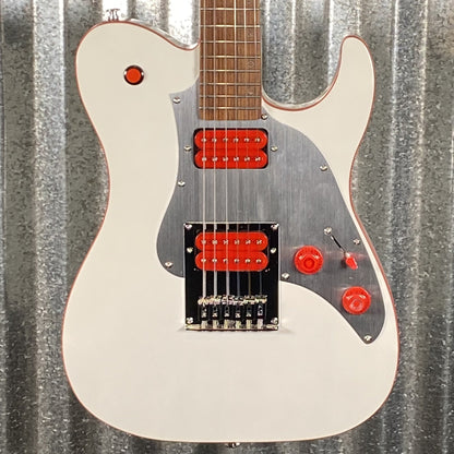 Westcreek Guitars TT-50KS T Style Dual Humbucker Guitar White #0061 Used