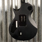 ESP LTD EC-1000 FR Floyd Rose Black Satin EMG Guitar & Case #1888 Used