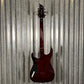 ESP LTD H-200 Flame Top Dark Brown Sunburst Guitar & Case #1026 Used